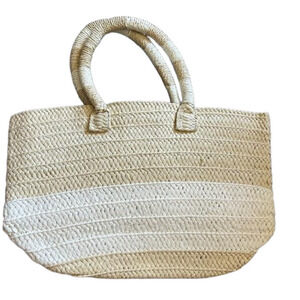 New All Tru Straw Handbag/Tote